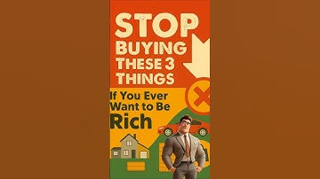 QUIT SPENDING MONEY ON THESE 3 THINGS