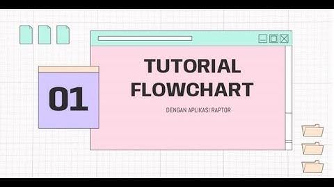 Tutorial Flowchart dengan Aplikasi Raptor