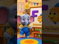 F is for Fish 🐟 | ABC Alphabet Song for Kids #shortsDescription