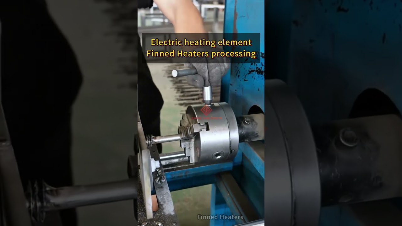 High-Efficiency Finned Heater Production: Precision Winding for Industrial Heating | Jaye Factory