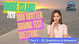 2026 Rhode Island DMV Written Driving Permit Test Study Guide - Part 1