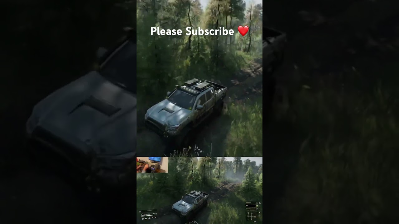 Offroading in Toyota Tacoma | SnowRunner | PXN V9 Steering Wheel