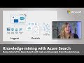 Knowledge mining with Azure Cognitive Search