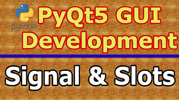 PyQt5 Signal And Slots Introduction (Python GUI Development) #4