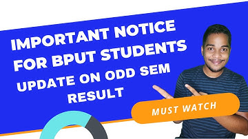 Big Update On BPUT Odd Sem Results || When 1st, 3rd and 5th Sem Results  Will Out ||