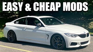 Top 3 CHEAP and EASY to INSTALL PERFORMANCE MODS for a BMW