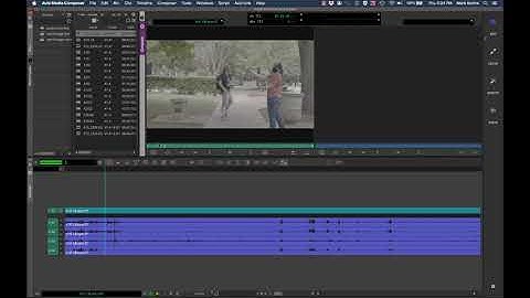 Synching audio and video in Avid
