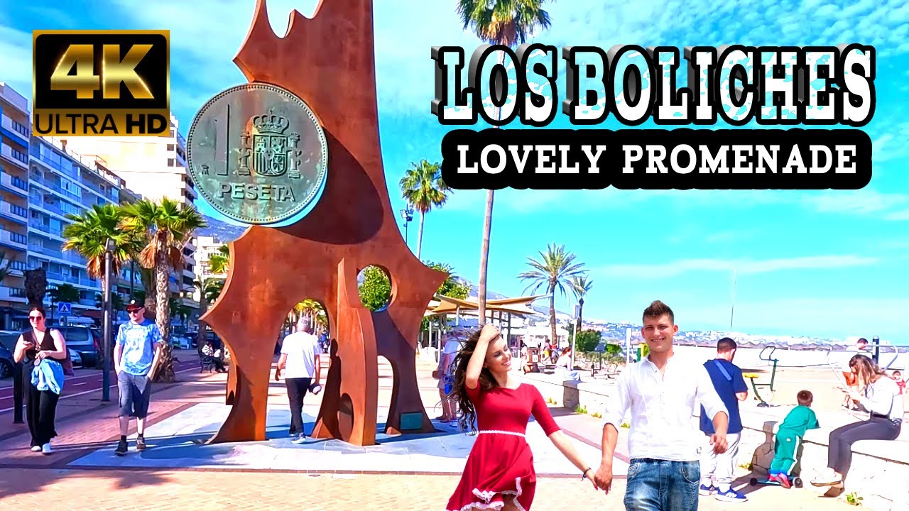 LOS BOLICHES Fuengirola Spain LOVELY PROMENADE APRIL 2024 | Costa Del Sol [4K]