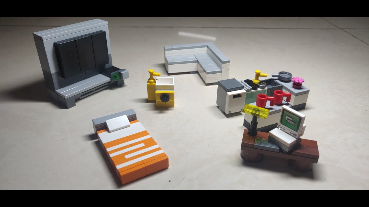 how to make lego furniture easy!!!!!!!! - youtube