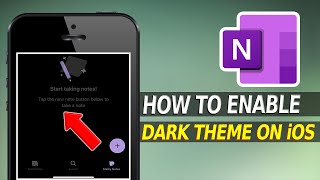 How to Enable Dark Theme on Microsoft OneNote | iPhone and iPad screenshot 3