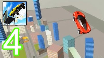 Ramp Car Jumping - Gameplay Walkthrough Part 4 - NEW CAR! - (iOS, Android)