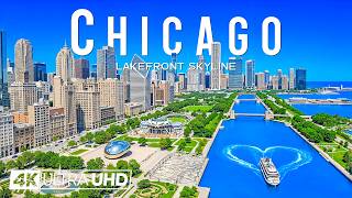 [4K] Chicago 2026 🇺🇸 Explore Urban Coast in Cinematic Drone Footage with Deep House Chill