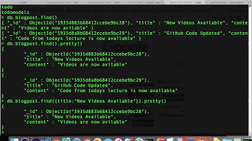 5 1 intro to mongod and mongo in a MEAN app   graduate webdev summer 1 2017