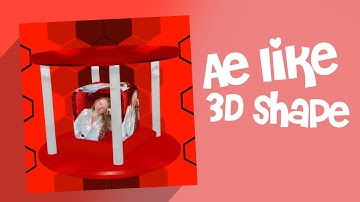 Ae like 3D shape on video star