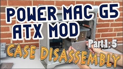 Power Mac G5 ATX Conversion - Case Disassembly Part 1 : 5