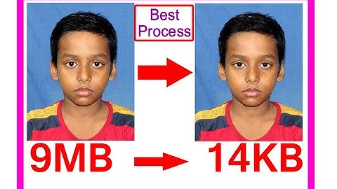ফটো MB থেকে KB করার পদ্ধতি || How To Photo Resize In Photoshop