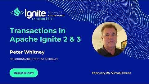 Transactions in Apache Ignite 2 & 3
