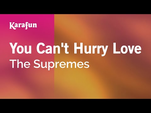 karaoke-you-can't-hurry-love---the-supremes-*