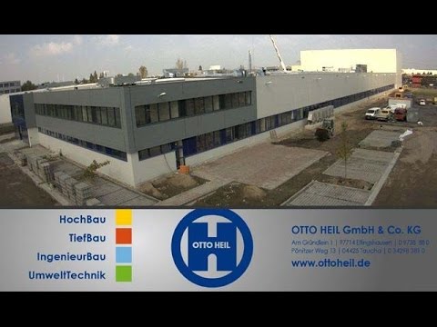 Otto Heil Gmbh Co Kg Zeitraffer Leipzig Eppendorf Zentrifugen Neubau Werksgebaude Youtube