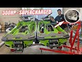 Mini Jet Boat Build Part 3: Destroying BRAND NEW Jet Skis For Their Supercharged ROTAX Hearts!