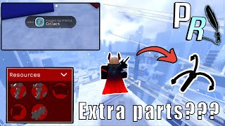 All EXTRA grappler parts + glove parts  | PARKOUR REBORN | Roblox