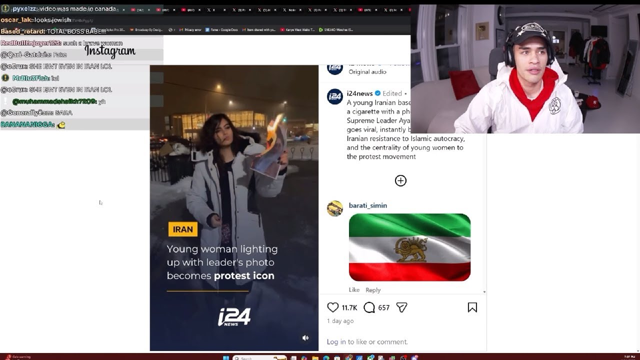 The Truth Behind the Viral Video of an Iranian Woman Burning Ayatollah Khamenei’s Portrait