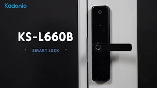 660B See Who's at Your Door with Smart Fingerprint Lock and Camera!