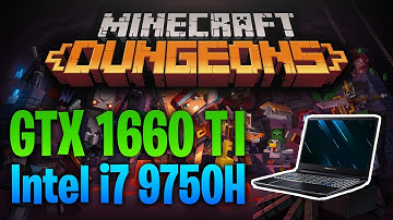 Minecraft Dungeons GTX 1660 Ti & i7 9750H Benchmark FPS test - Fanciest /ULTRA Settings /Helios 300