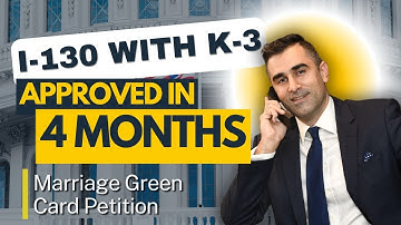 I-130 with K-3 approved in 4 months (Marriage Green Card Petition)