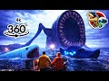 360 Sea Eater Caught on Camera with Bloop, El Gran Maja Sea Monsters | 360 video 4K
