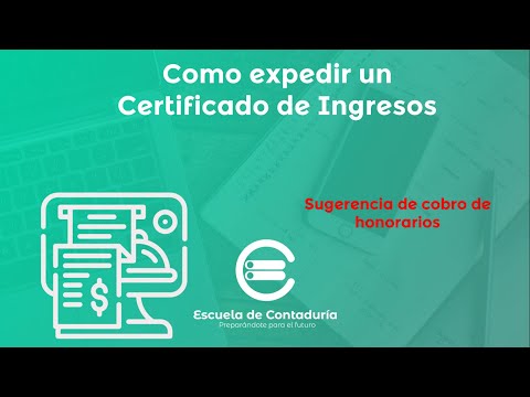 Video: Cómo Emitir Un Certificado De Ingresos Para Una Persona