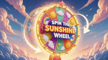Spin the Sunshine Wheel ☀️🎡 | Learn Colors, Numbers & Fun | Kids | 3D Animation for Children