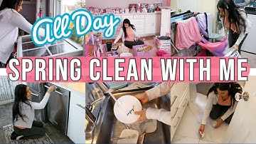 CLEAN WITH ME || SPRING CLEANING MOTIVATION 2022🌸