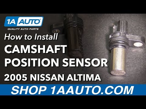 How to Replace Camshaft Angle Position Sensor 02-06 Nissan Altima L4 2.5L