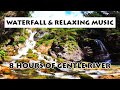Relaxing Water Sounds for Sleeping, Waterfall and Birds Chirping (8Hours)
