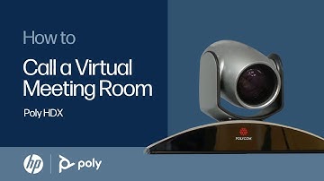 HDX: Call a Virtual Meeting Room | HP Support