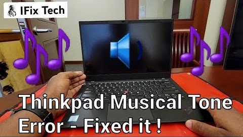 Lenovo Thinkpad Musical Tone Error at boot up - Black screen beeping error ❌ 💻 ❌