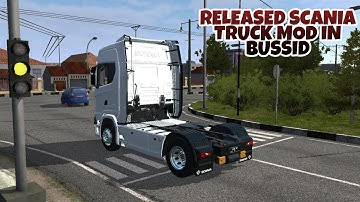 Released Scania Truck Mod In Bus Simulator Indonesia - Bussid Bus Mod - Bussid Car Mod - Bussid Mods