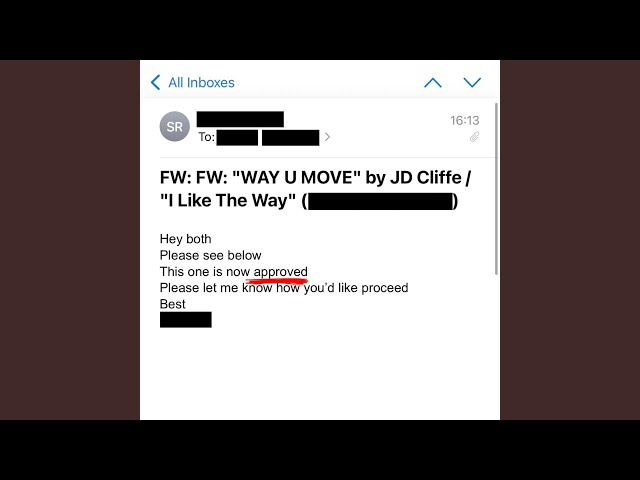 WAY U MOVENEW!JD Cliffe