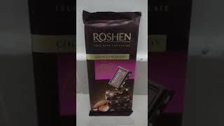 Roshen True Dark Chocolate Chopped Almond Shorts 