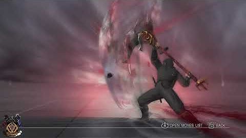 Ninja Gaiden 3: RE - Eclipse Scythe moves showcase and breakdown
