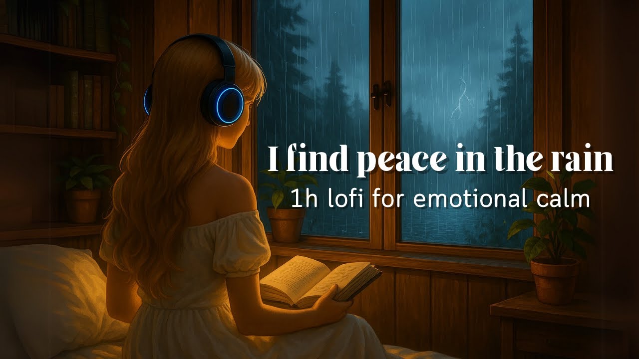 soft lofi to heal & reflect 🌧️ | 1h rain ambience for emotional peace