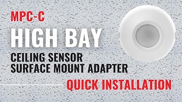 Quick Installation Ceiling Sensor Surface Mount Adapter | Enerlites MPC-C