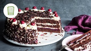 Schwarzwälder Kirschtorte/ ohne backen/ 15minuten/ schnell/ einfach