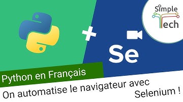 Selenium en python: Automatisation de tests web et web scraping