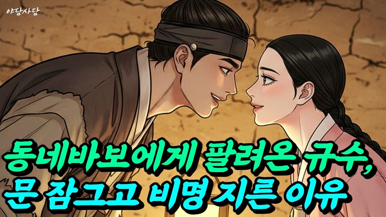 동네바보에게 팔려온 규수, 문 잠그고 비명 지른 이유. | 야담 | 민담 | 옛날이야기 | 오디오북 | 설화 | 담화 | 만담 | 수면동화