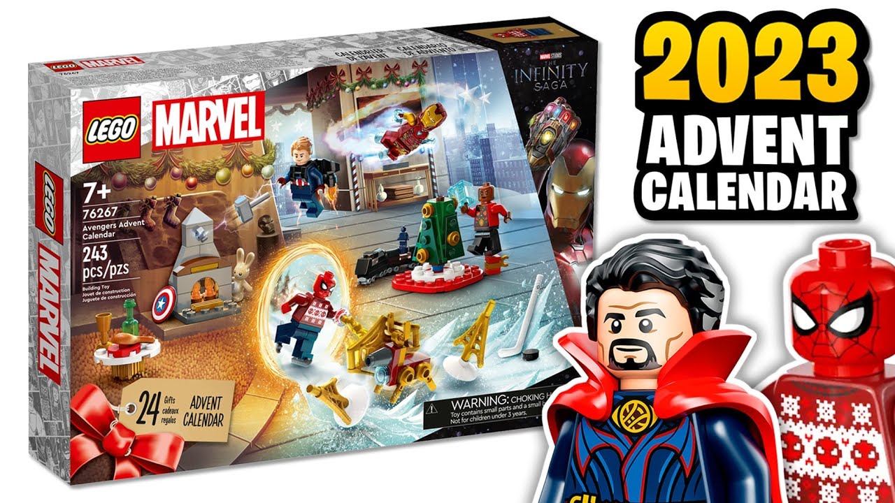 LEGO Marvel Avengers Infinity Saga 2023 Advent Calendar OFFICIALLY Revealed  - YouTube