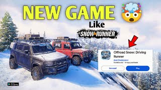 🤯 New Game Like Snow Runner! First Mobile Gameplay | Off-road Snow Driving Runner | Truck Simulator  screenshot 3