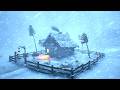 RELENTLESS WINTER STORM: SNOWSTORM SOUNDS & SNOW AMBIENCE for Deep Sleep Arctic Whiteout Night Storm