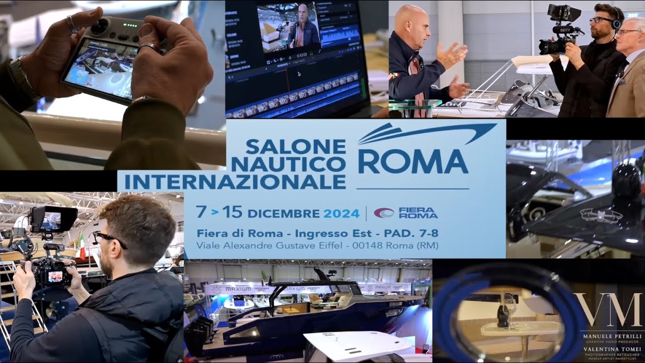 BackStage "AFINA" Salone Nautico Internazionale alla Fiera di Roma 